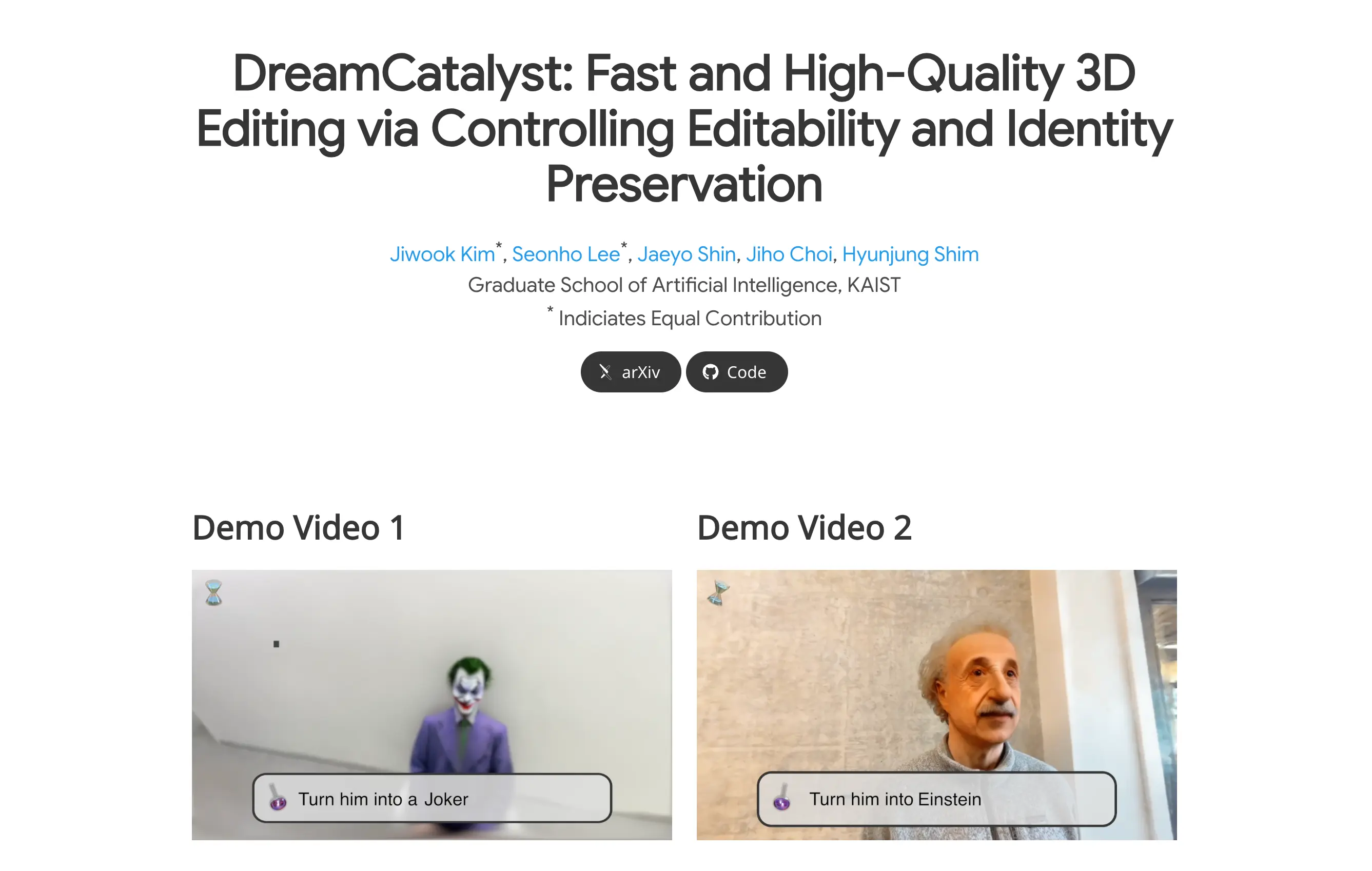 DreamCatalyst AI 3D Editing